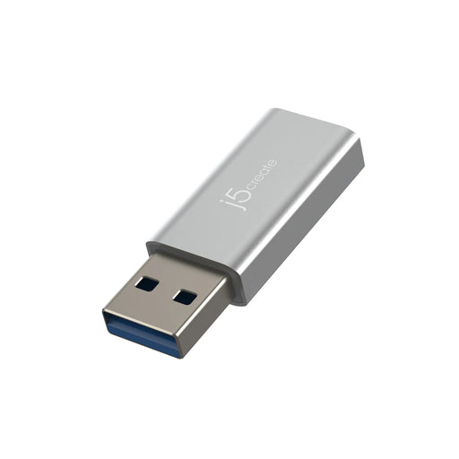 J5create 10Gbps USB-A to USB-C Adapter  Supports Maximum 3A Current