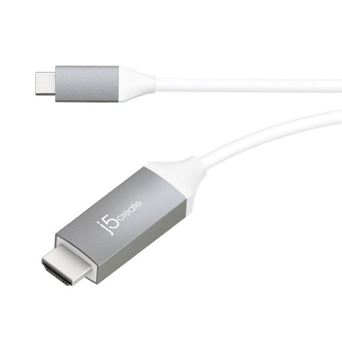 J5create USB-C to 4K HDMI 1.8M Cable Compliant with HDMI 2.0 specifications 4K at 60 Hz