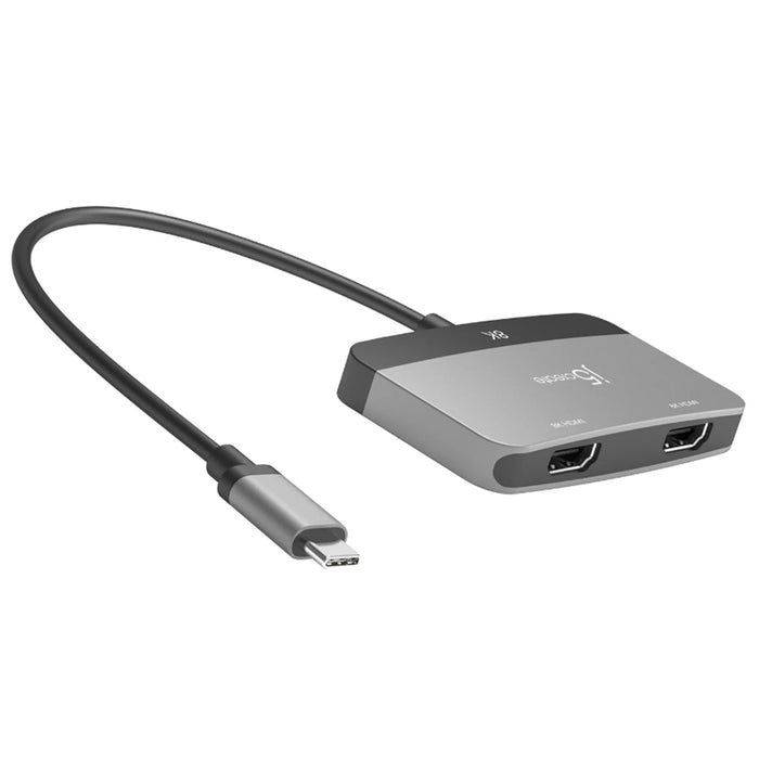 J5create USB-C 8K Dual HDMI Display Adapter