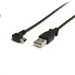 StarTech.com USB2HABM3RA 3 ft USB to Right Angle Mini USB Cable