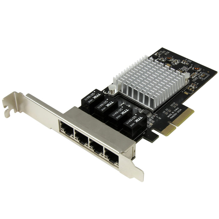 StarTech.com ST4000SPEXI 4-Port Gigabit Ethernet Network Card PCI-e PCI Express Intel I350 NIC