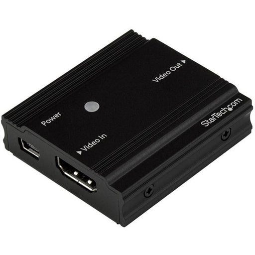 StarTech.com HDBOOST4K HDMI Signal Booster - HDMI Repeater Extender - 4K 60Hz - Use this repeater to amplify your 4K HDMI signal and extend it 30 ft. using a standard HDMI cable