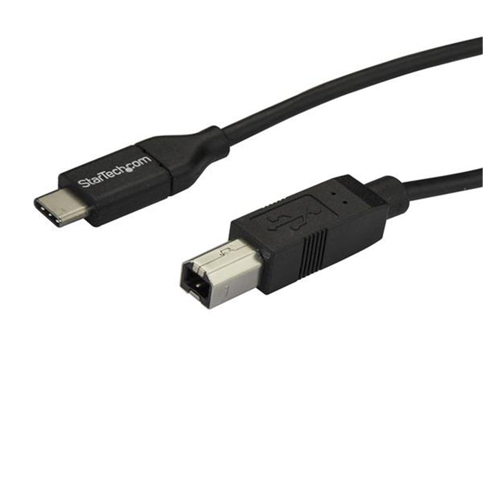 StarTech.com USB2CB2M 2m 6ft USB C to USB B Cable - USB 2.0