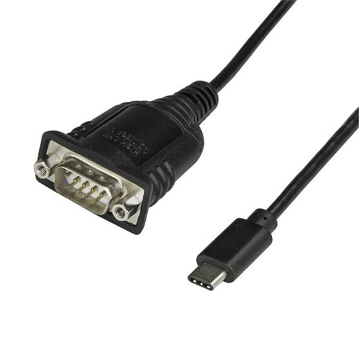 StarTech.com ICUSB232PROC USB-C to Serial Adapter Cable with COM Port Retention - 40cm (16") USB Type C to RS232 (DB9) Serial Converter Cable - For PLCs Scanners Printers - Windows/Mac/Linux