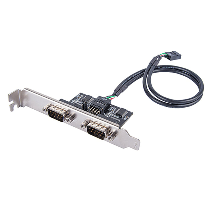 Silverstone SST-ECD01 Internal USB 2.0 to dual RS232 Serial port adapter