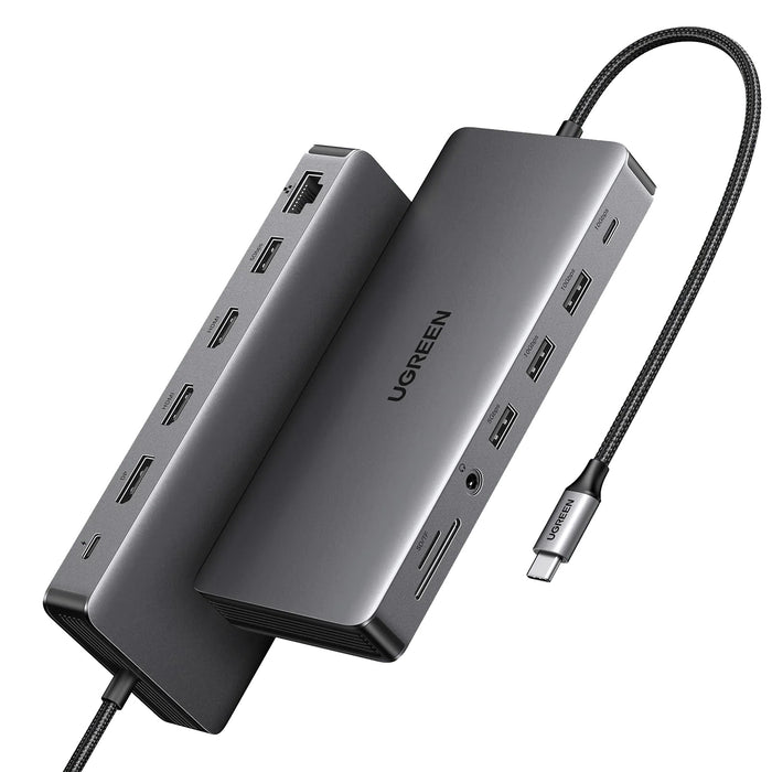 UGREEN Revodok Pro 313 USB-C 13 IN 1 Docking Station Triple Display With 100W Power Delivery