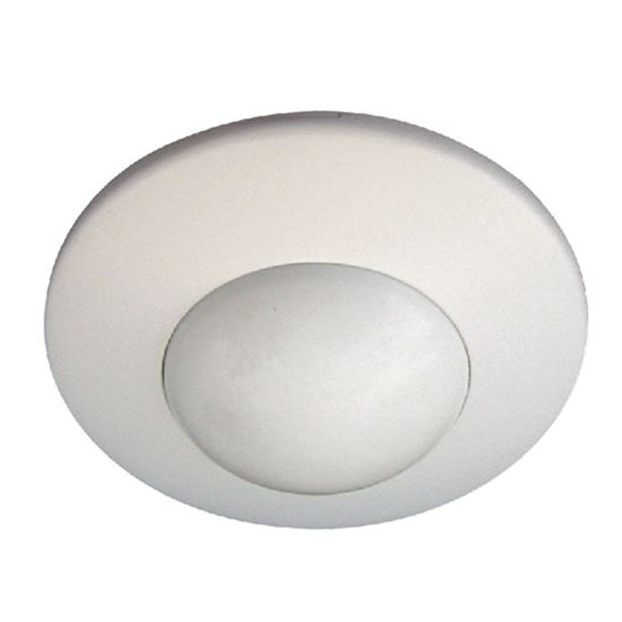 HOUSEWATCH 55-451 360 Degree Mini Flush Mount Sensor. IP40. Passive IR. 5.6 - 11m Detection Range at 2.5m High. Cutout diameter: 33mm. Omni-directional Dual Element Sensor. White Colour