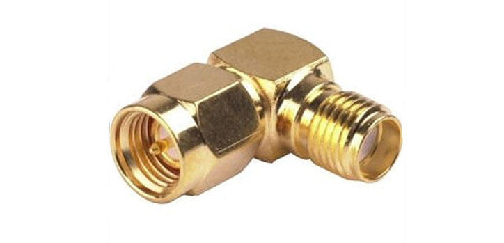 SMA-Male to SMA-Female Right Angle Adaptor