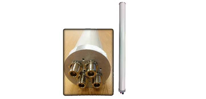 MARS 2.3-2.7 & 4.9-5.9 GHz Dual Polarization Dual Band Omni Directional Antenna
