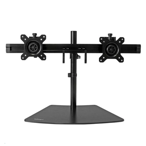 StarTech.com Dual Monitor Stand for up to 24" Monitors - Horizontal - Black 5 YR