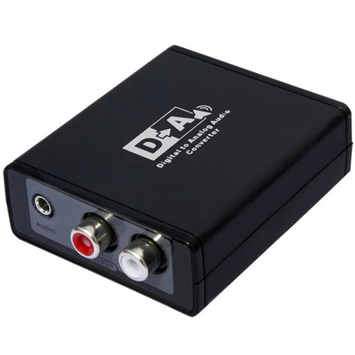 LENKENG LKV3088 Digital to Analog Audio Converter Digital TosLink to Analogue Stereo (L/R RCA & 3.5mm) Converts S/PDIF or optical (Toslink) to analogy R/L Audio signal