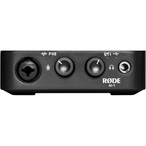 RODE AI-1 USB Audio Interface Studio-Quality 96 kHz / 24-Bit Premium Discrete Headphone Amplifier Includes Ableton Live Lite