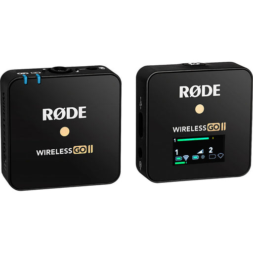 RODE Wireless GO II Single Microphone System  Compact Wireless System For Mobile Journalist Videographer - Built-In Omni Mic & 3.5mm Mic Input