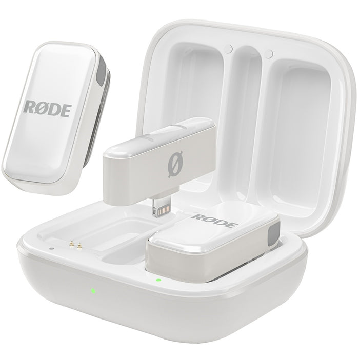 RODE WIME Wireless Micro Lightning Ultra-compact Wireless Microphone - White - Audio System for Lightning  Smartphones