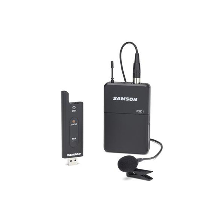 SAMSON XPD2 Lavalier - USB Digital Wireless System Recording Live Performance Music Education Audio for Video Journalism Karaoke Multimedia VOIP Podcasting