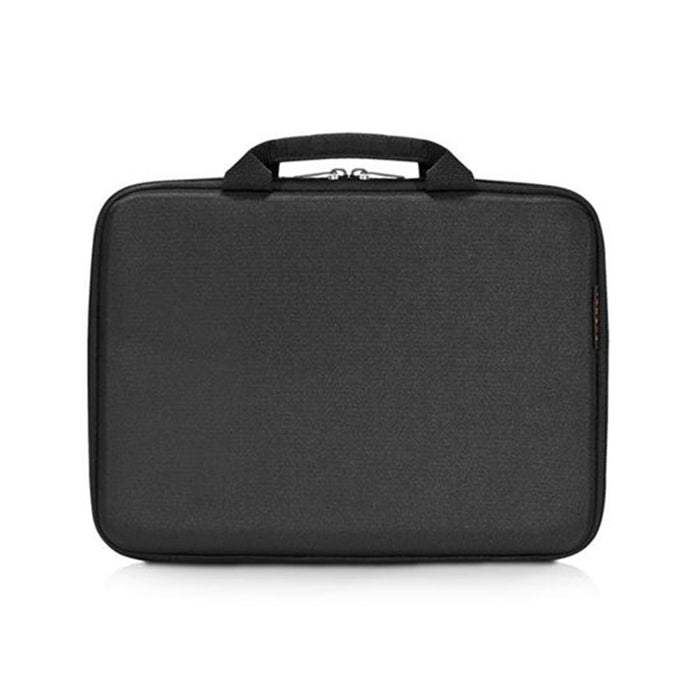 Everki EVA EKF842 11.7" Hard Shell - Black High-Density Memory Foam to Protect Chromebooks / Laptops up to 11.7" - Includes Hook & Loop Strap for Added Protection - Dual Handles for Easier Carrying