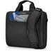 Everki EKB407NCH14-ECO  Advance ECO Briefcase 13-14" Separate Zippered Accessory Pocket FrontStashPocket Trolley Handle Pass Through Strap Ergonomic Shoulder Pad. Made with Sustainable Materials