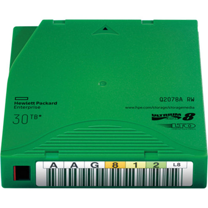 HP Q2078A LTO-8 Ultrium 30TB RW Data Cartridge LTO8