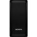 ADATA C20 20000mAh USB-C + 2X USB-A Power Powerbank - With Multi-Circuit Protection -    Black