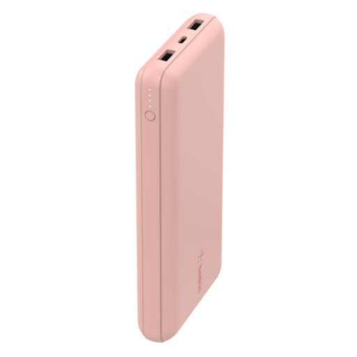 Belkin BoostCharge 20K Power Bank - Rose Gold 2x 12W USB-A Ports - 1x 15W USB-C Port