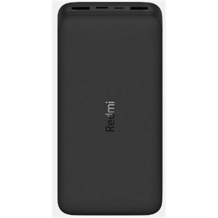 Xiaomi Redmi 20000mAh 18W Fast Charge Power Bank - Black Up to 18W Fast Charging - Support Samsung & Xiaomi Fast Charging - Dual USB Outputs - 12 Layers of Advanced Chip Protection