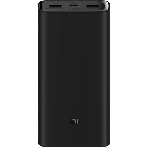 Xiaomi Mi 20000mAh 50W Fast Charging Power Bank - Black Max 50W Output - Support Apple / Samsung / Xiaomi Smartphones & Nintendo Switch Fast Charging - Charge 3 Devices Simultaneously - Supports Laptop with USB-C Charging Port