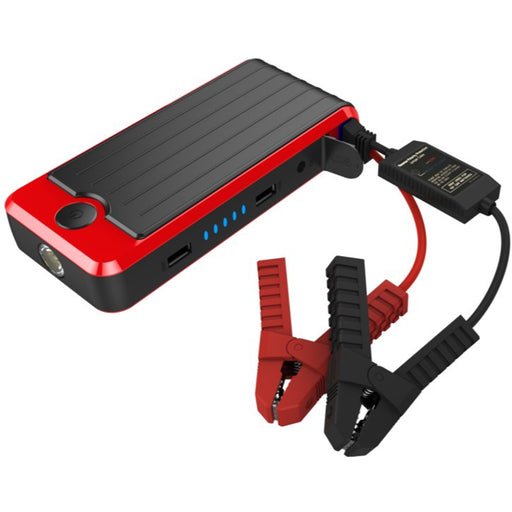 PowerAll Deluxe 12000mAh Jump Starter & Power Bank Rechargeable Li-ion Battery - 12V 400A Peak Jump+Start Current - 2x USB 5V / 2.1A Output Sockets