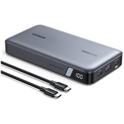 UGREEN PB205 25000mAh 145W Power Bank Equipped with PD3.0 - 2x USB-C - 1x USB-A - for Macbook Air / Pro+- with 0.5M USB-C Cable