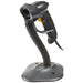 Zebra LI2208-SR7U2100SGW LI2208-SR 1D Barcode USB kit - Handheld General Purpose Corded Linear Imager - Standard Range - Black - Includes USB cable and stand