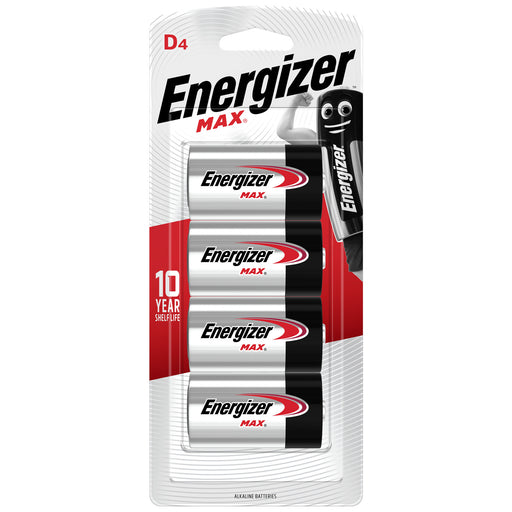 Energizer MAX D Batteries - 4 Pack