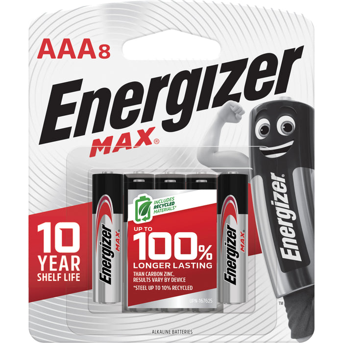 Energizer MAX AAA Batteries - 8 Pack