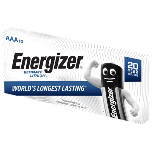 Energizer Ultimate Lithium AAA Batteries - 10 Pack