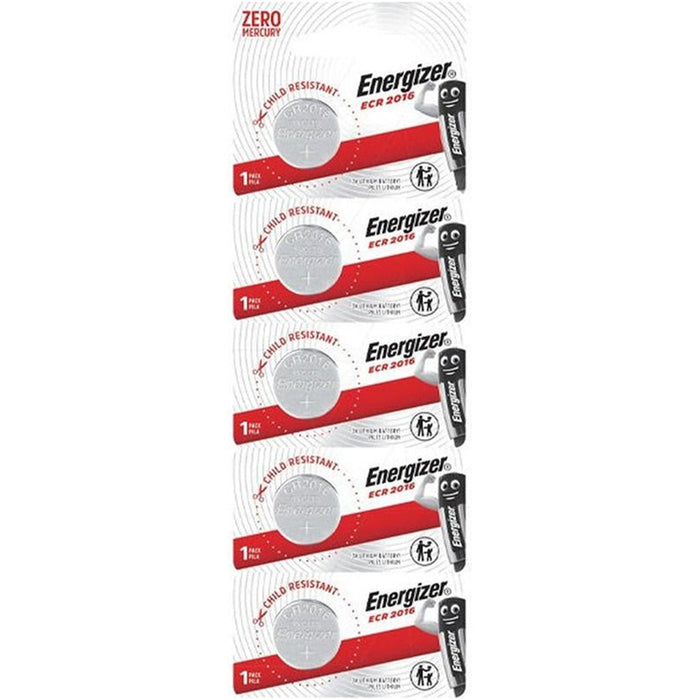 Energizer Specialty LITHIUM  CR2016  TEARSTRIP 5 cells per strip  Price for 5 batteries