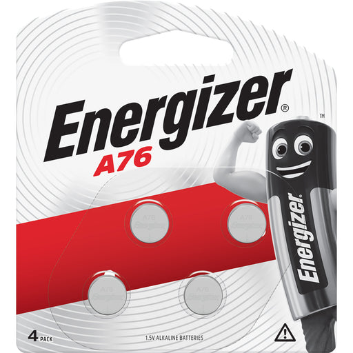 Energizer Miniature Alkaline A76 Specialty Batteries - 4 Pack 1.5v