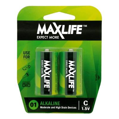 Maxlife C Alkaline 2 Pack