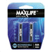 Maxlife AAA Rechargeable NIMH       900MAH 2 Pack