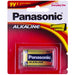 Panasonic 6LR61T/1B 9V Alkaline Battery 9Volt 1 Pack 20% Longer Lasting Alkaline-Zinc