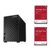 Asustor AS1102TL 2- Bay NAS With 2x 4 TB NAS HDD Bundle