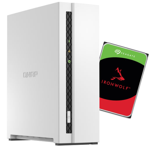 QNAP TS-133 1-Bay NAS with 1x 10TB NAS HDD Bundle