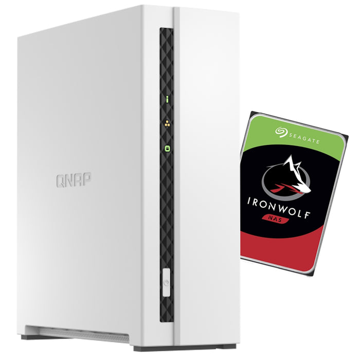 QNAP TS-133 1-Bay NAS with 1x 2TB NAS HDD Bundle