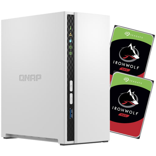 QNAP TS-233 2-Bay NAS with 2x 6TB NAS HDD Bundle