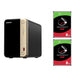 QNAP TS-264 2-Bay 8GB NAS With  2x 8TB NAS HDD Bundle