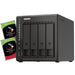 QNAP 453E 4-Bay NAS with 2X 6TB NAS HDD Bundle