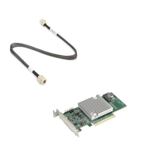 Supermicro S3808L-L8IT Bundle SAS/SATA HBA Only SlimSAS x8 to 4x SATA breakout cable