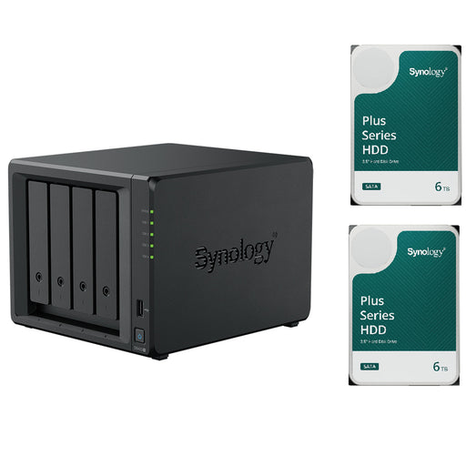 Synology DS423+ With 2X Synology 3300 Series 6TB NAS HDD Bundle