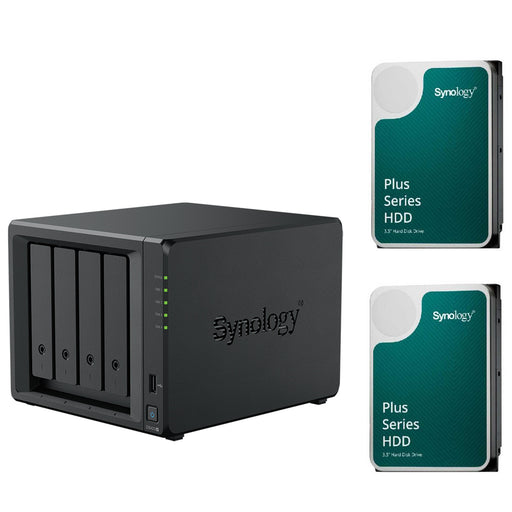 Synology DS423+ With 2X Synology 3310 Series 12TB NAS HDD Bundle