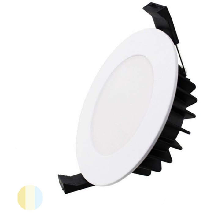 LEDFOCUS RAV1201-CL111-WF DORI3-WH 12W 3000K/4000K/6000K Selectable White IP44 Cut - 90mm