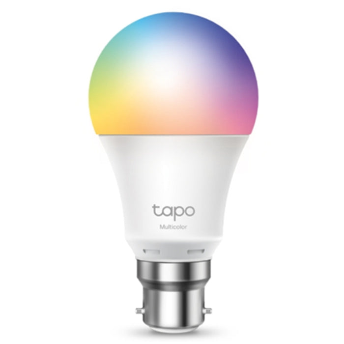 TP-Link Tapo L530B Smart Wi-Fi RGB LED Bulb B22 8.7W 806 Lumens 2500-6500K Dimmable