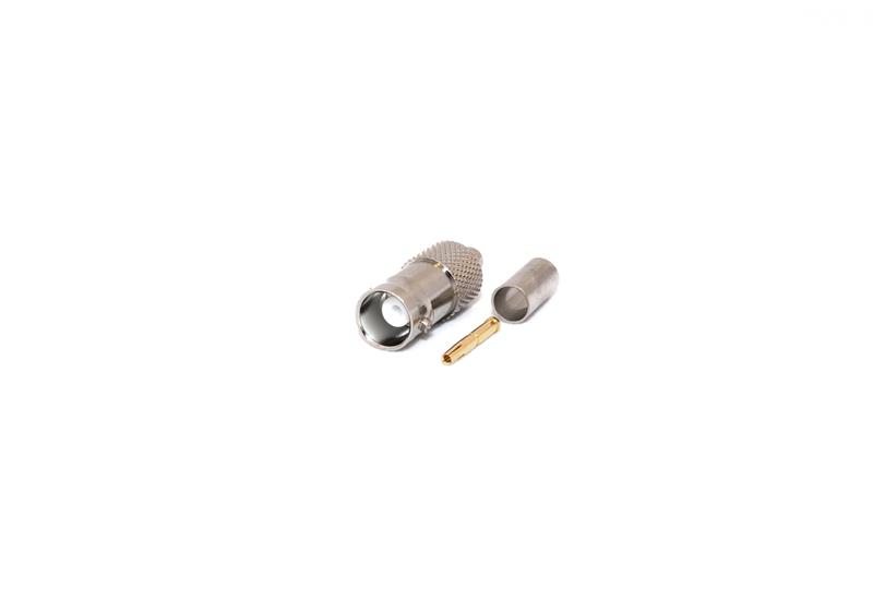 BNC Female 50 Ohm CRIMP Connector for LMR195/RG58