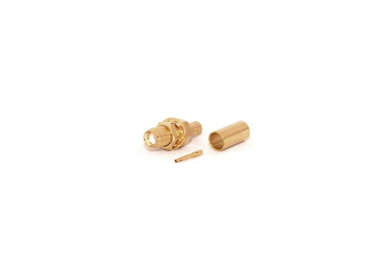SMA Female Bulkhead CRMP Connector for LMR195/RG58